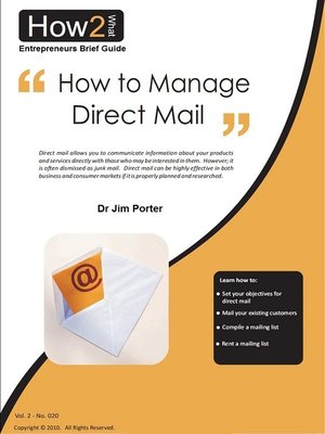 cover image of How to Manage Direct Mail